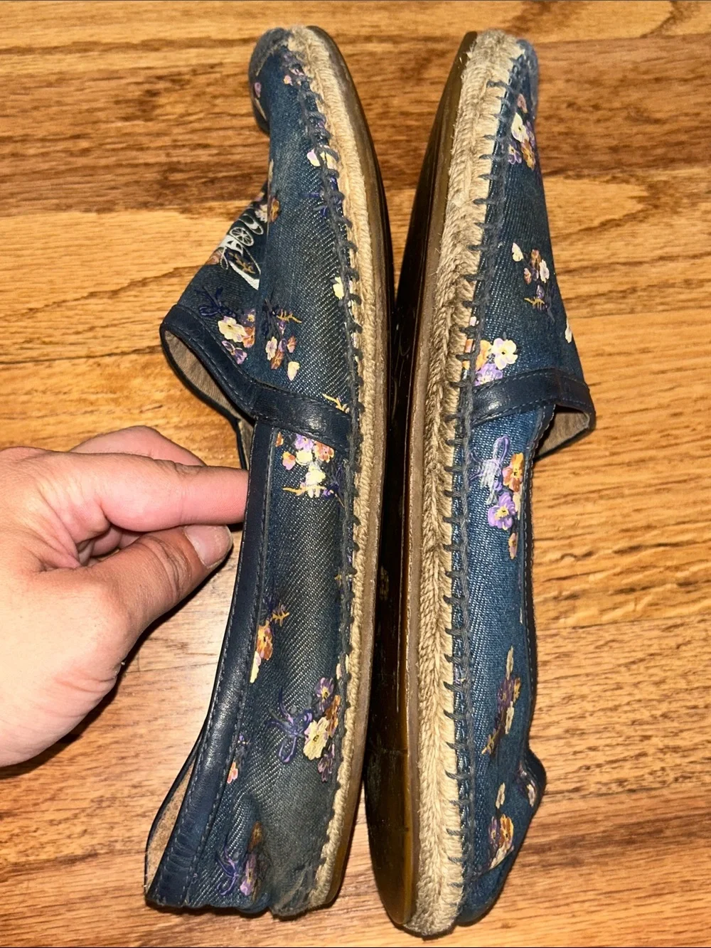 Coach espadrille slip